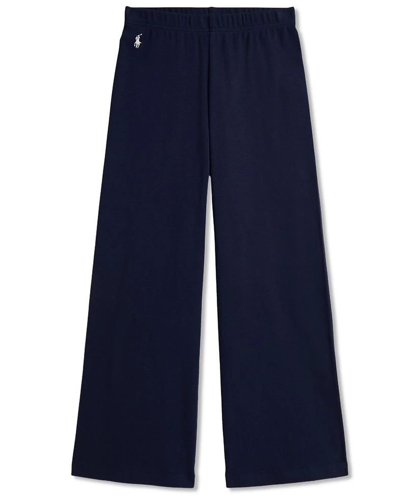 Polo Ralph Lauren Girls' 7-16 Ribbed Wide-Leg Pant