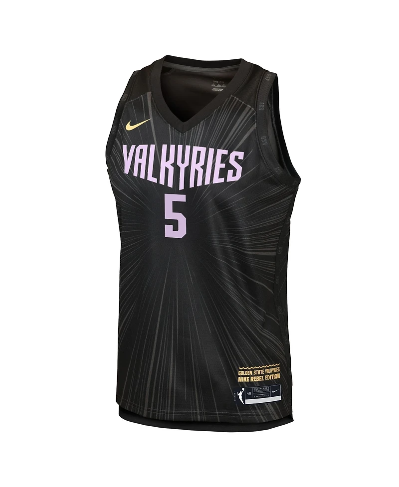 Nike Big Boys and Girls Kayla Thornton Anthracite Golden State Valkyries Victory Rebel Edition Jersey