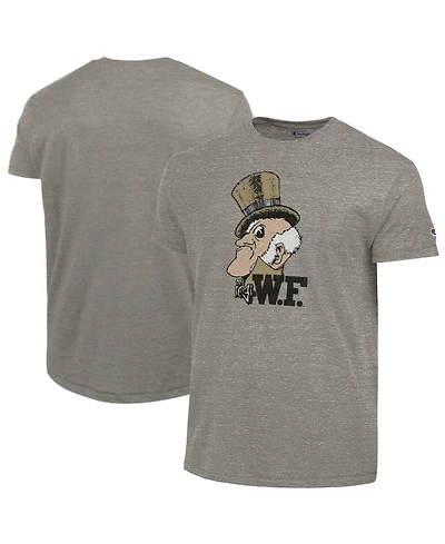 Champion Men's Charcoal Wake Forest Demon Deacons Triumph Tri-Blend T-Shirt