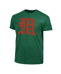 Champion Men's Green Miami Hurricanes Triumph Tri-Blend T-Shirt