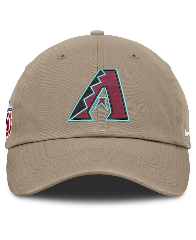 Nike Men's Khaki Arizona Diamondbacks Celebrating America's 250th Club Adjustable Hat