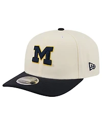 New Era Men's White, Royal Michigan Wolverines America's 250th 9SEVENTY Adjustable Hat