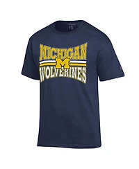Champion Men's Navy Michigan Wolverines Team Zoom T-Shirt