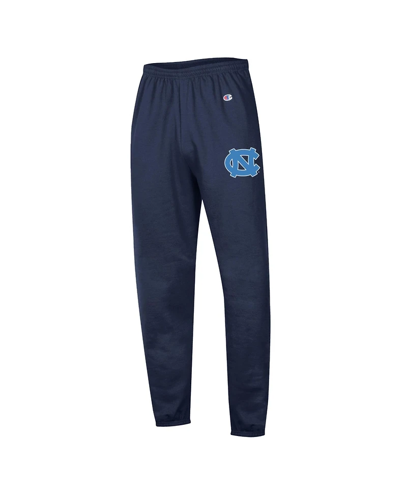 Champion Men's Navy North Carolina Tar Heels Power blend Banded Fleece Sweatpants