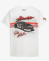 Isaac Morris Men's White Dale Earnhardt Intimidator T-Shirt