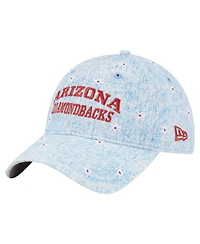 New Era Women's Light Blue Arizona Diamondbacks Daisy All Over 9TWENTY Adjustable Hat
