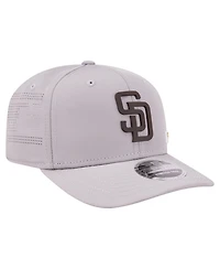 New Era Men's Gray San Diego Padres Laser Perforated 9SEVENTY Adjustable Hat