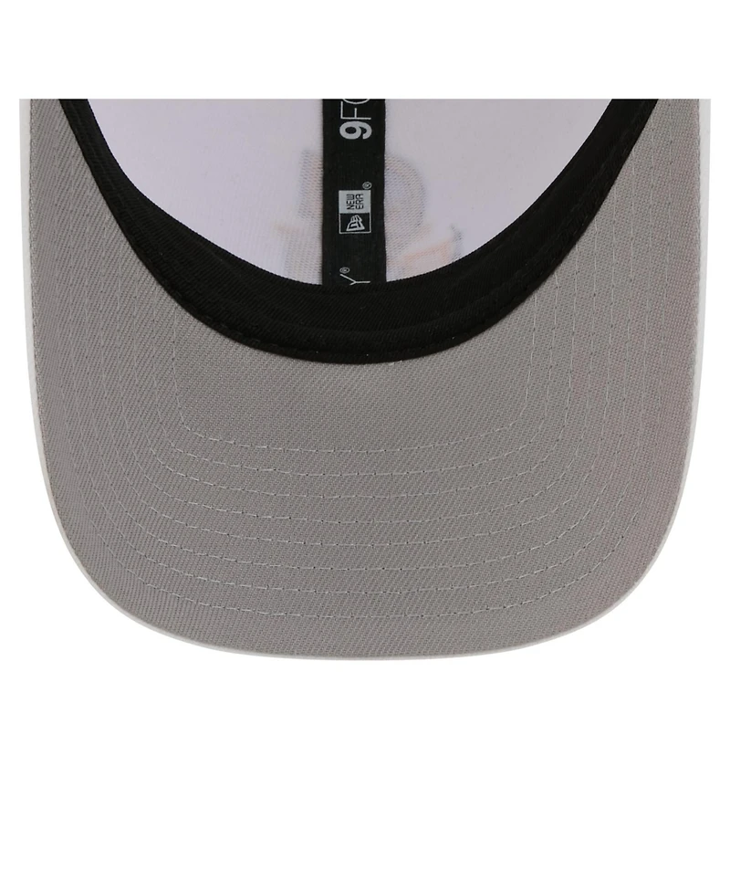 New Era Men's White Seattle Mariners Flag 9FORTY Trucker Adjustable Hat