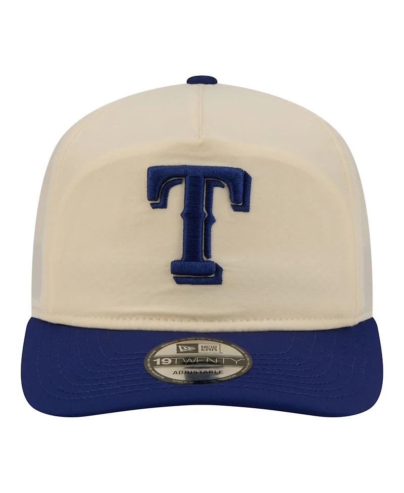 New Era Men's Cream, Royal Texas Rangers Everyday 19TWENTY Adjustable Hat