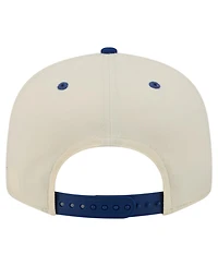 New Era Men's Cream Chicago Cubs Oversized Slogan 9FIFTY Snapback Hat