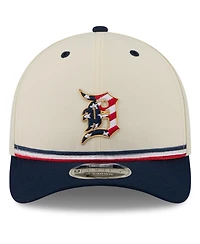 New Era Big Boys and Girls Cream, Navy Detroit Tigers Usa 250 9FORTY M-Crown Adjustable Hat