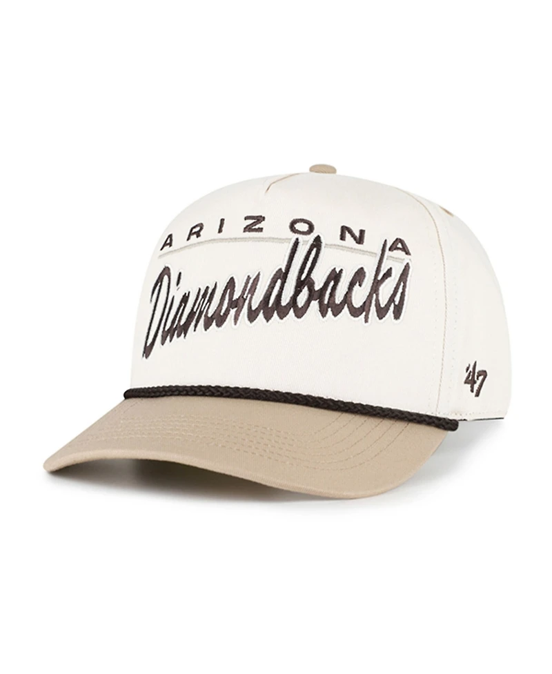'47 Brand Men's Natural, Tan Arizona Diamondbacks Neutral Terrain Hitch Rope Adjustable Hat