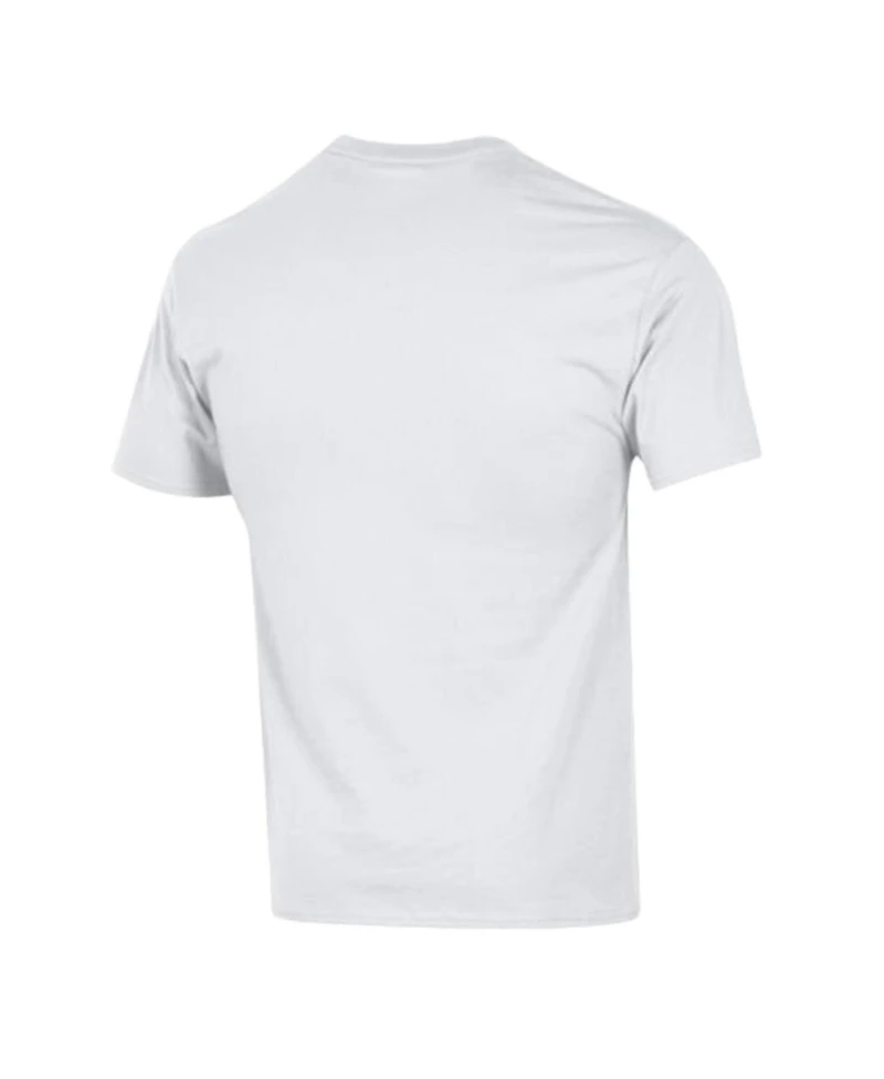 Champion Men's White Miami Dolphins Arch Over Logo T-Shirt
