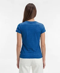 Champion Women's Royal Buffalo Bills Triumph Tri-Blend V-Neck T-Shirt