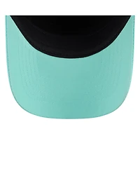 New Era Men's and Women's Black, Mint New York Liberty Wnba Tip-Off 2026 Metal Badge A-Frame 9FORTY Adjustable Hat
