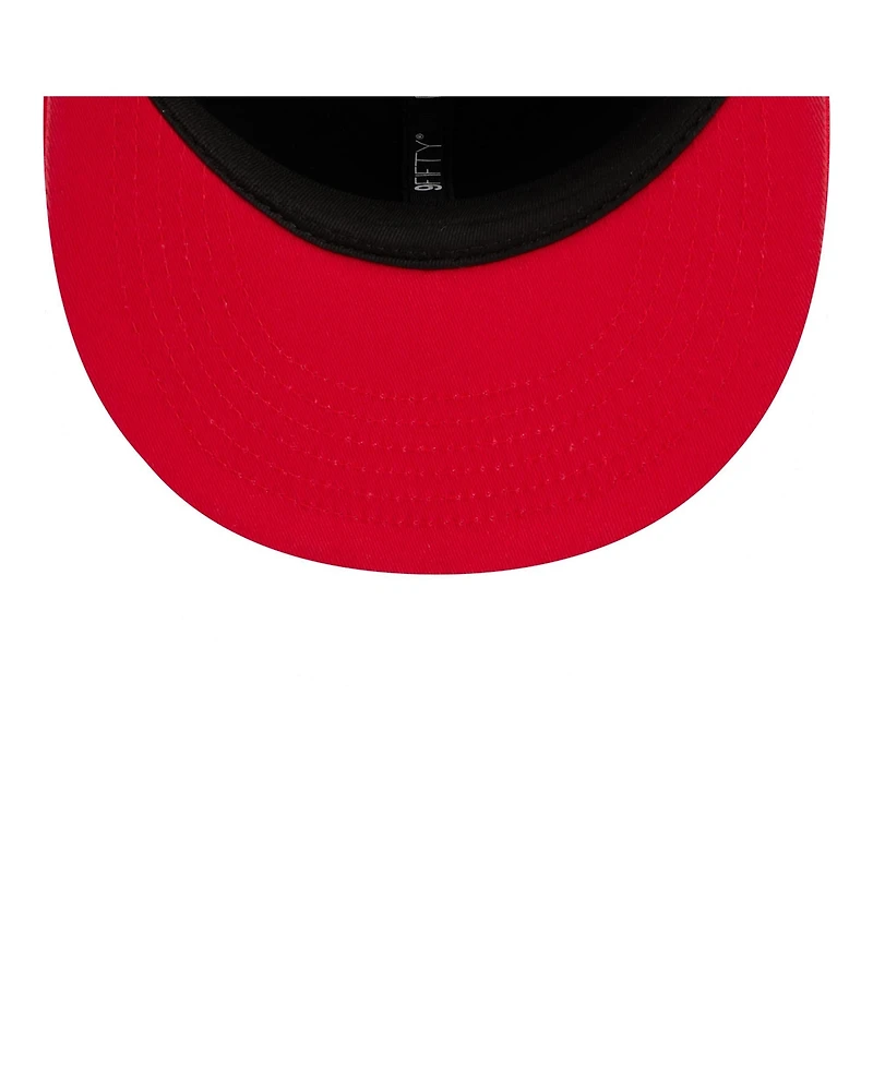 New Era Men's and Women's Navy, Red Indiana Fever Wnba Tip-Off 2026 Metal Badge A-Frame 9FIFTY Snapback Hat