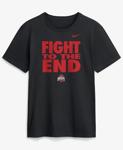 Nike Men's Black Ohio State Buckeyes 2026 Sideline Dri-fit Slogan T-Shirt