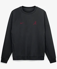 Nike Men's Black Alabama Crimson Tide Premium Performance Raglan Dri-fit Sweatshirt