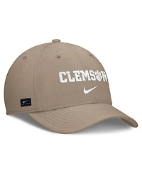 Nike Men's Khaki Clemson Tigers Rise On-Field SwooshFlex Dri-fit Flex Hat