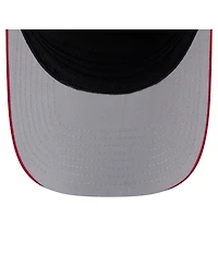 New Era Men's Navy, Red Cleveland Guardians Rope M-Crown A-Frame 39THIRTY Flex Hat
