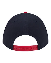 New Era Men's Navy, Red Cleveland Guardians Team Loyal 9FORTY M-Crown Adjustable Hat