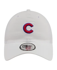 New Era Men's White Chicago Cubs Ripstop Casual Classic Adjustable Hat