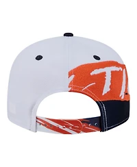 New Era Men's White, Navy Detroit Tigers 9FIFTY Snapback Hat