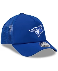 New Era Men's Royal Toronto Blue Jays 2026 Batting Practice Apex 9FORTY Adjustable Trucker Hat