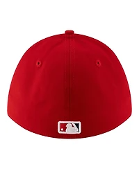 New Era Men's Red Los Angeles Angels Player Replica 39THIRTY M-Crown Flex Hat