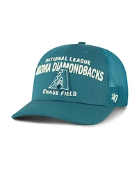 '47 Brand Men's Teal Arizona Diamondbacks Contemporary Hitch Adjustable Trucker Hat