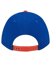 New Era Men's Royal, Orange New York Mets Arch 9FORTY A-Frame M-Crown Adjustable Hat