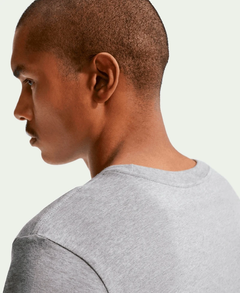 Nike Men's Gray Barcelona Crest Essential T-Shirt