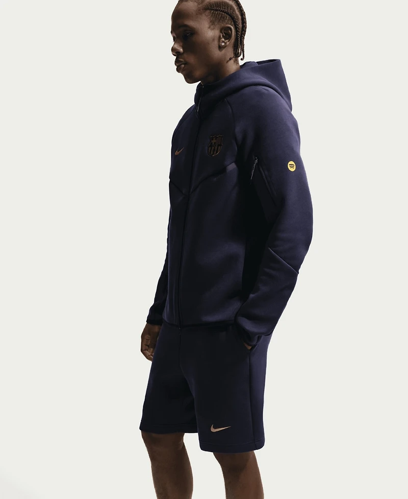 Nike Men's Navy Barcelona Tech Fleece Shorts