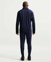 Nike Men's Blue Barcelona Strike Shield Full-Zip Hooded Rain Jacket