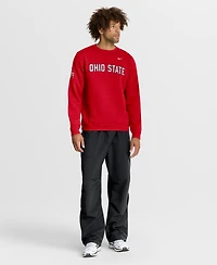 Nike Men's Scarlet Ohio State Buckeyes 2026 Sideline Club Sweatshirt