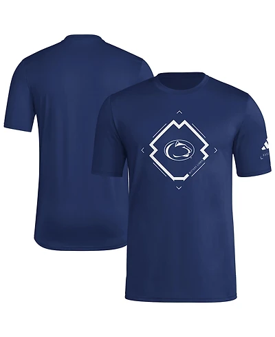 Adidas Men's Navy Penn State Nittany Lions Baseball Polyester T-Shirt