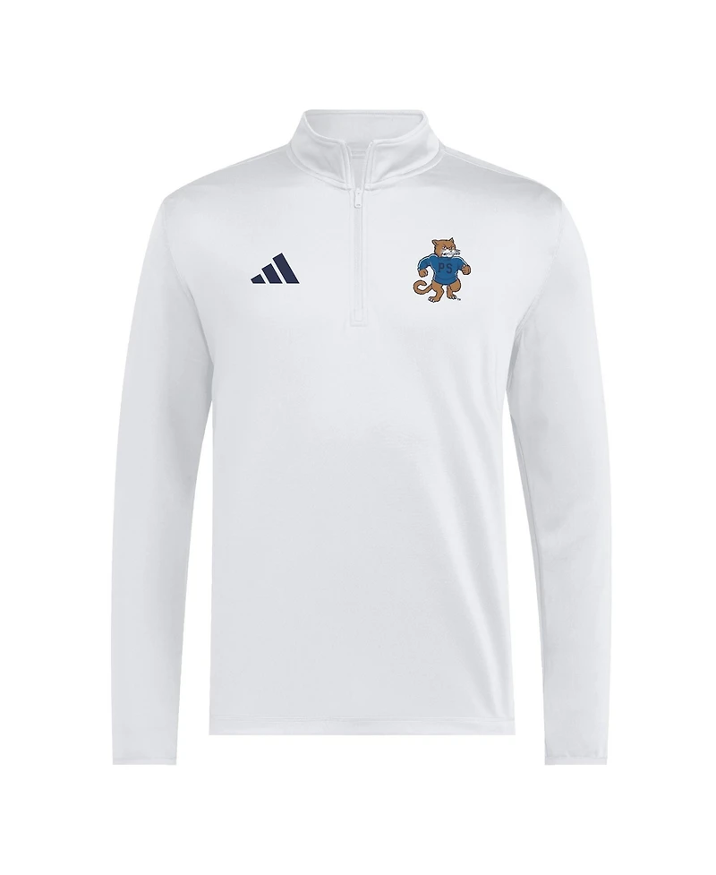 Adidas Men's White Penn State Nittany Lions 2026 Sideline Ultimate365 Woven Quarter-Zip Pullover