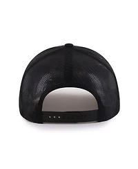 '47 Brand Men's Black Miami Marlins Pitstop Trucker Adjustable Hat