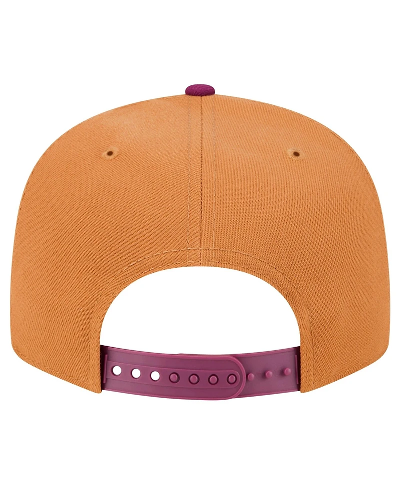 New Era Men's Brown, Purple Chicago White Sox Color Pack Two-Tone 9FIFTY Snapback Hat