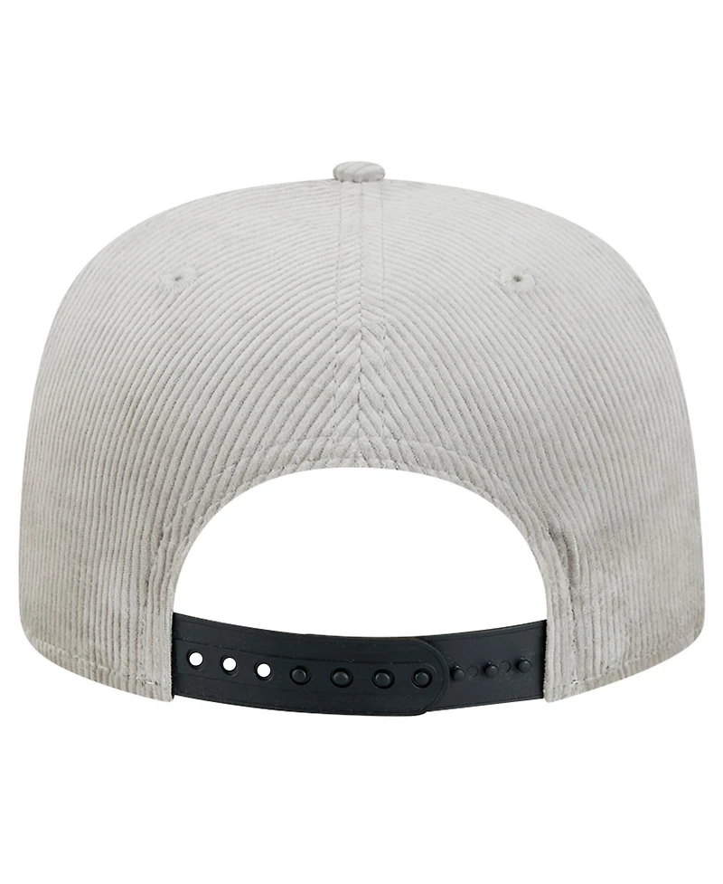 New Era Men's Gray Chicago White Sox Corduroy Golfer Snapback Hat
