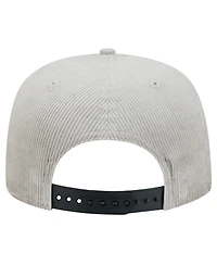 New Era Men's Gray Chicago White Sox Corduroy Golfer Snapback Hat