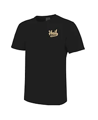 Image One Men's and Women's Black Purdue Boilermakers Hyper Local Clock Tower T-Shirt