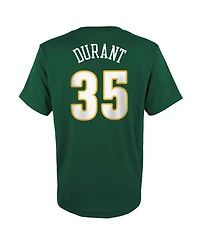 Mitchell & Ness Big Boys and Girls Kevin Durant Green Seattle Supersonics Hardwood Classics Name Number T-Shirt