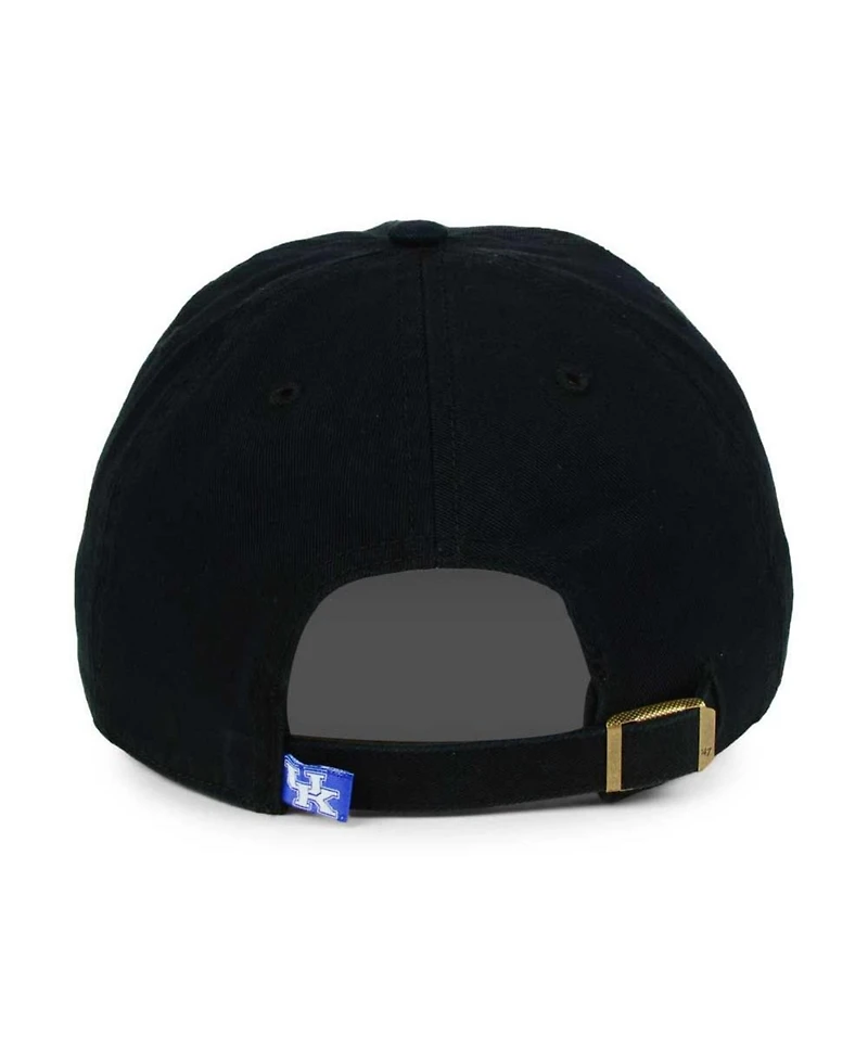 '47 Brand Men's Black Kentucky Wildcats Clean Up Adjustable Hat
