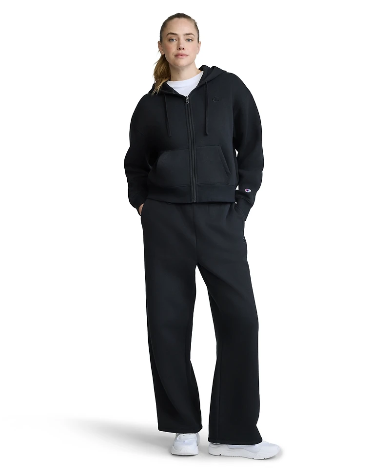 Champion Women's Wide-Leg Fleece Sweatpants