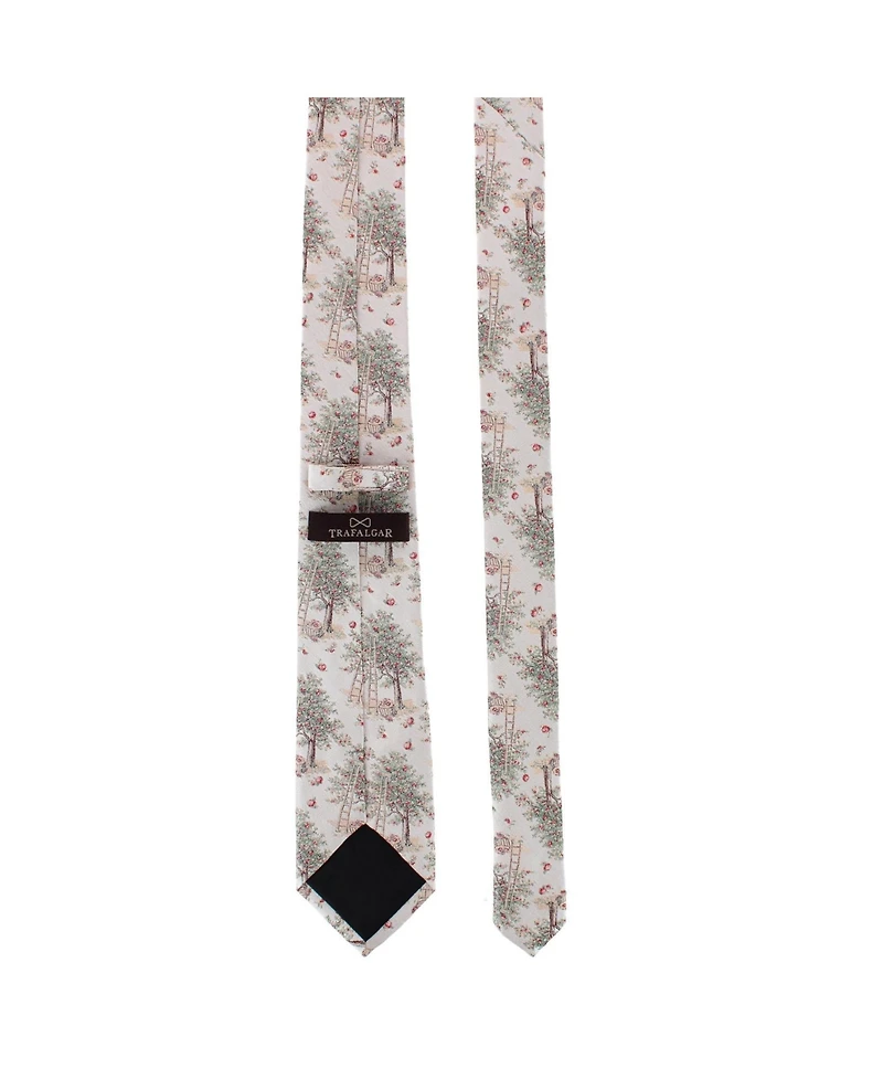 Trafalgar Men's Fall Apple Orchard Silk Novelty Necktie
