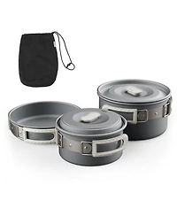Piscifun Durable Camping Cookware Set Lightweight Portable Efficient Heating For Outdoor Hiking Picnic