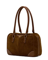 Hammitt Meredith Med Suede Small Top Handle Shoulder Handbag
