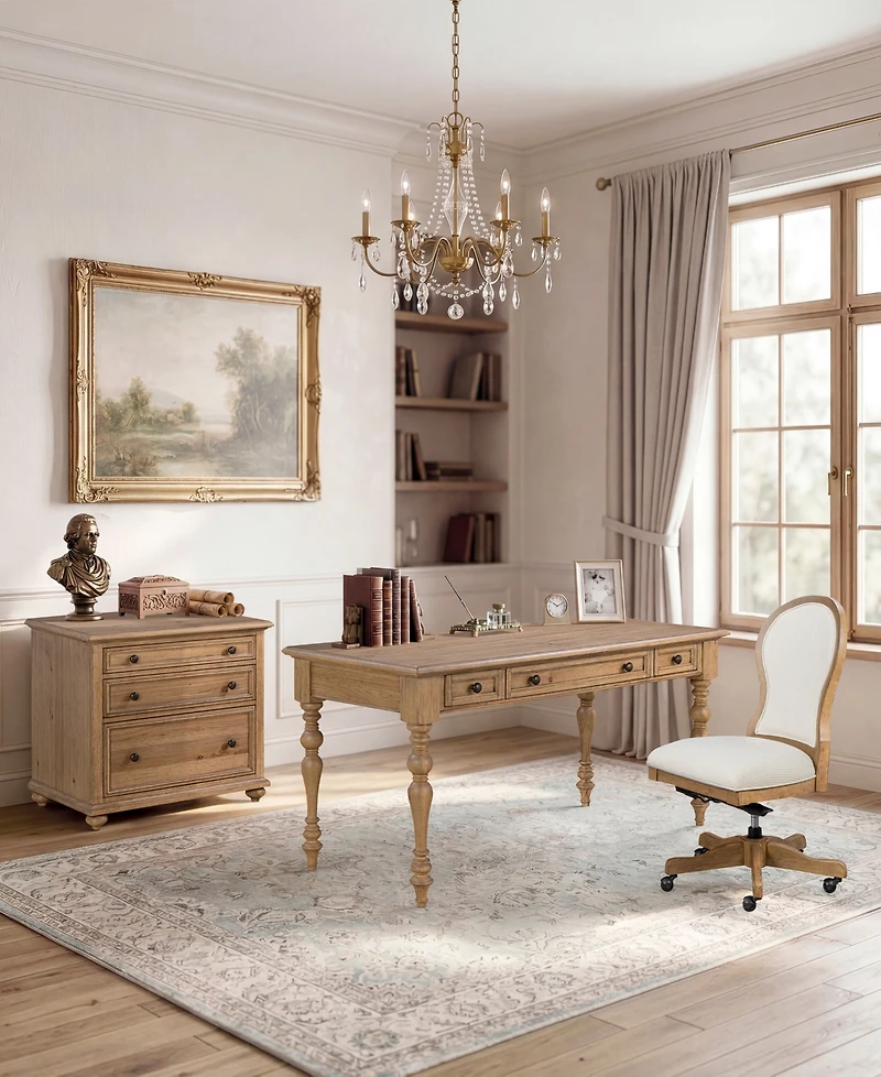 Willowmere 3-Piece Home Office Set (Writing Desk, Desk Chair & File Cabinet)