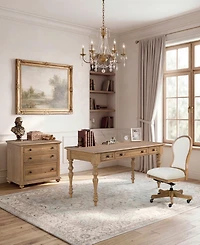 Willowmere 3-Piece Home Office Set (Writing Desk, Desk Chair & File Cabinet)